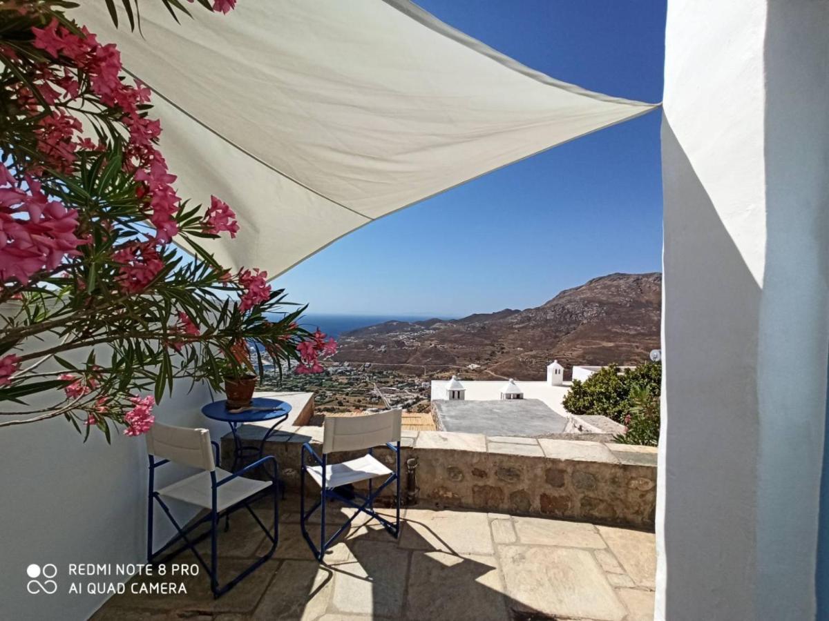 Traditional Stone House With Breathtaking View Serifos Town Exterior photo